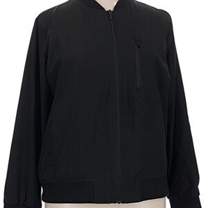 Banana Republic Classic Black lightweight Spring Bomber Jacket  Sz xL